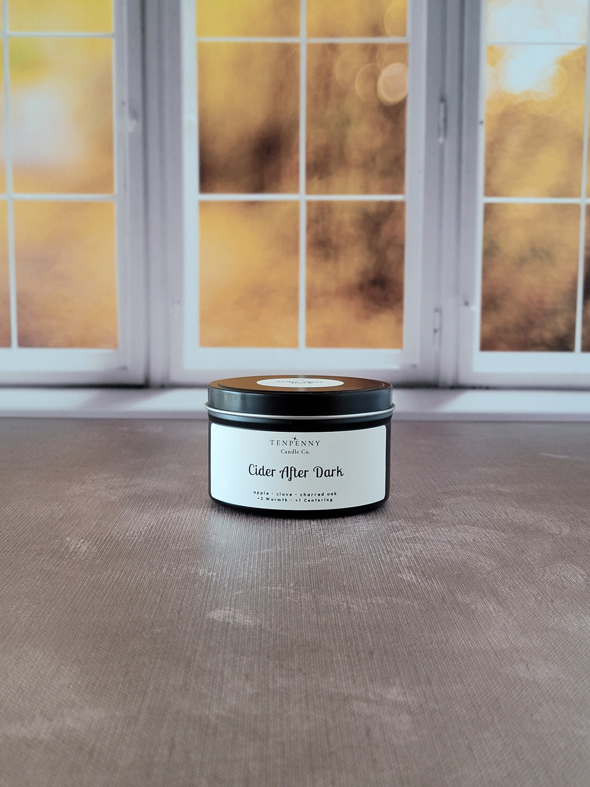 Cider After Dark Candle Tin