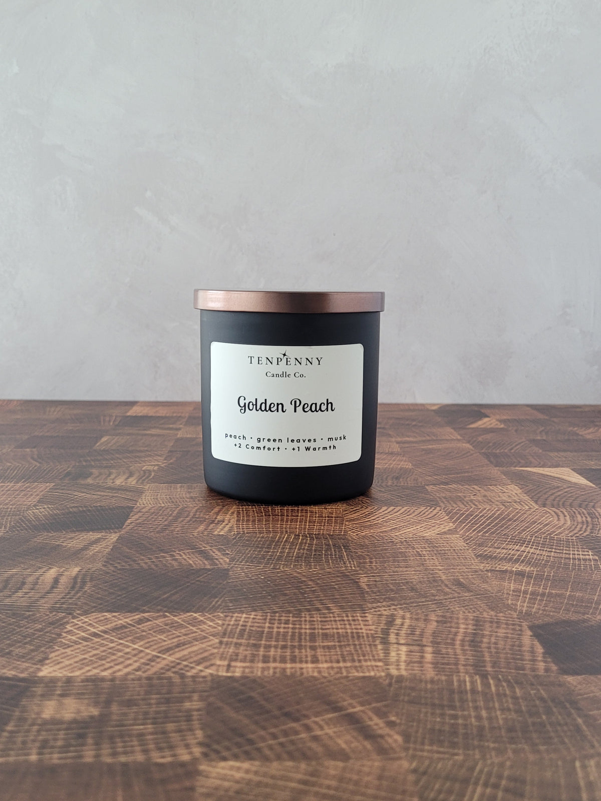 Golden Peach Candle Tumbler