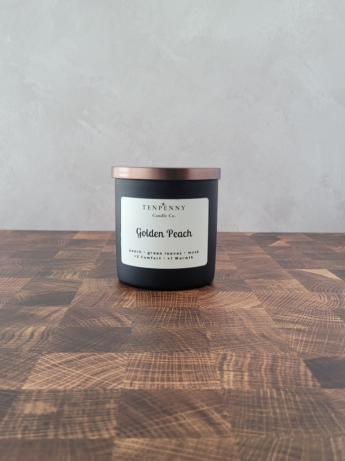 Golden Peach Candle Tumbler