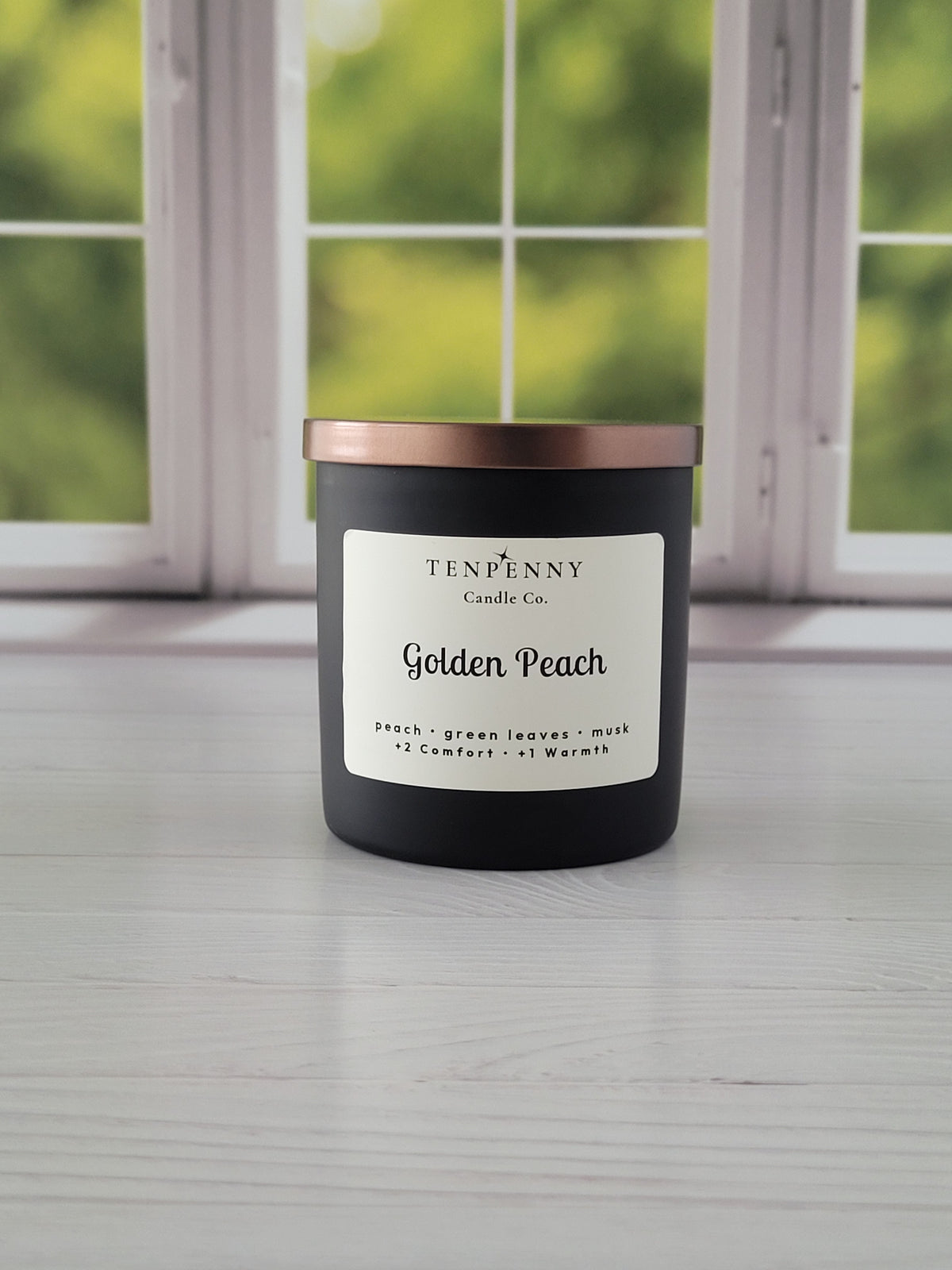 Golden Peach Candle Tumbler